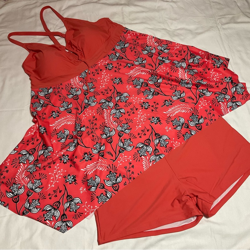 NWT Tank Boy Shorts bathing suit size 20W